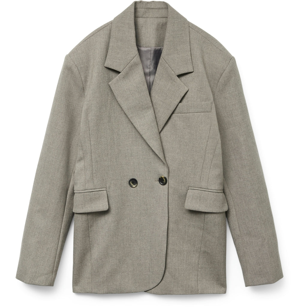 VERO MODA dame blazer VMCILJE - Light Grey Melange AS SAMPLE