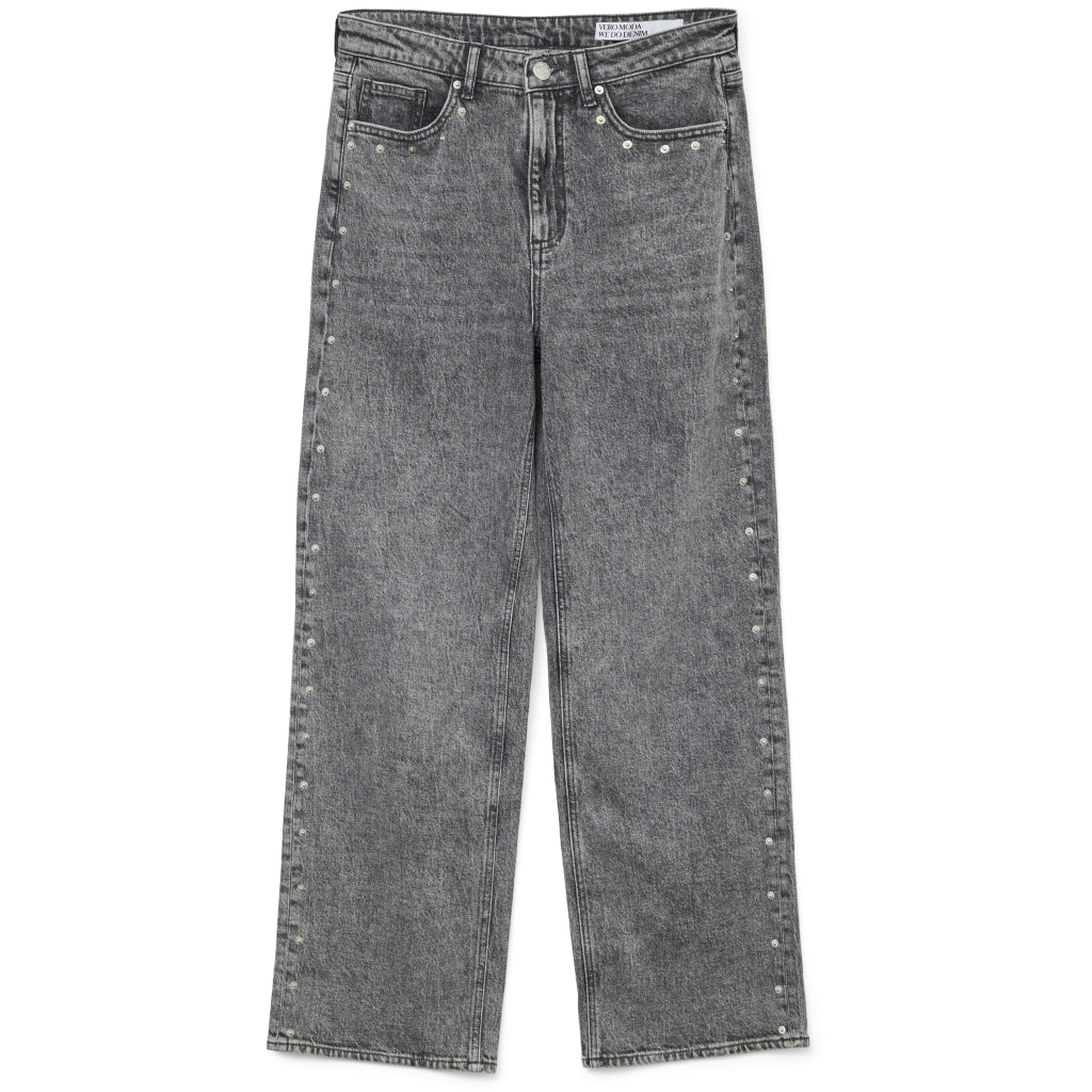 VERO MODA dame jeans VMTESSA - Medium Grey Denim RIVETS