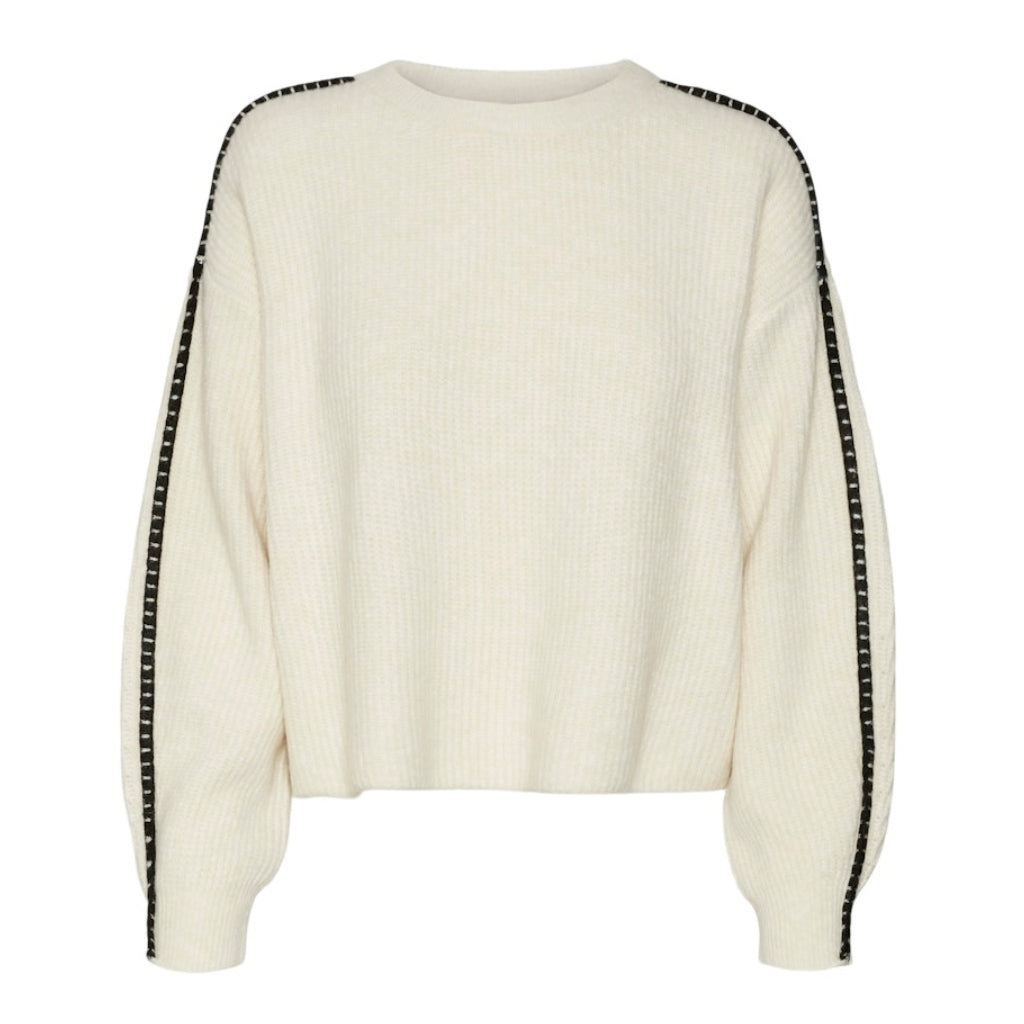 VERO MODA dame strik VMZORA - Birch W. CHOCOLATE TORTE STITCH VERO MODA dame strik VMZORA - Birch W. CHOCOLATE TORTE STITCH