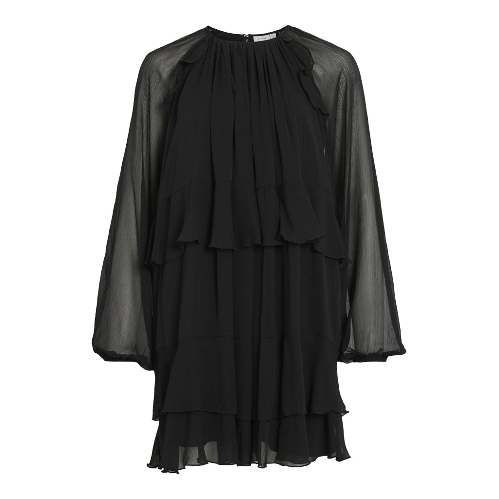VILA DAME KJOLE VIHELA - Black