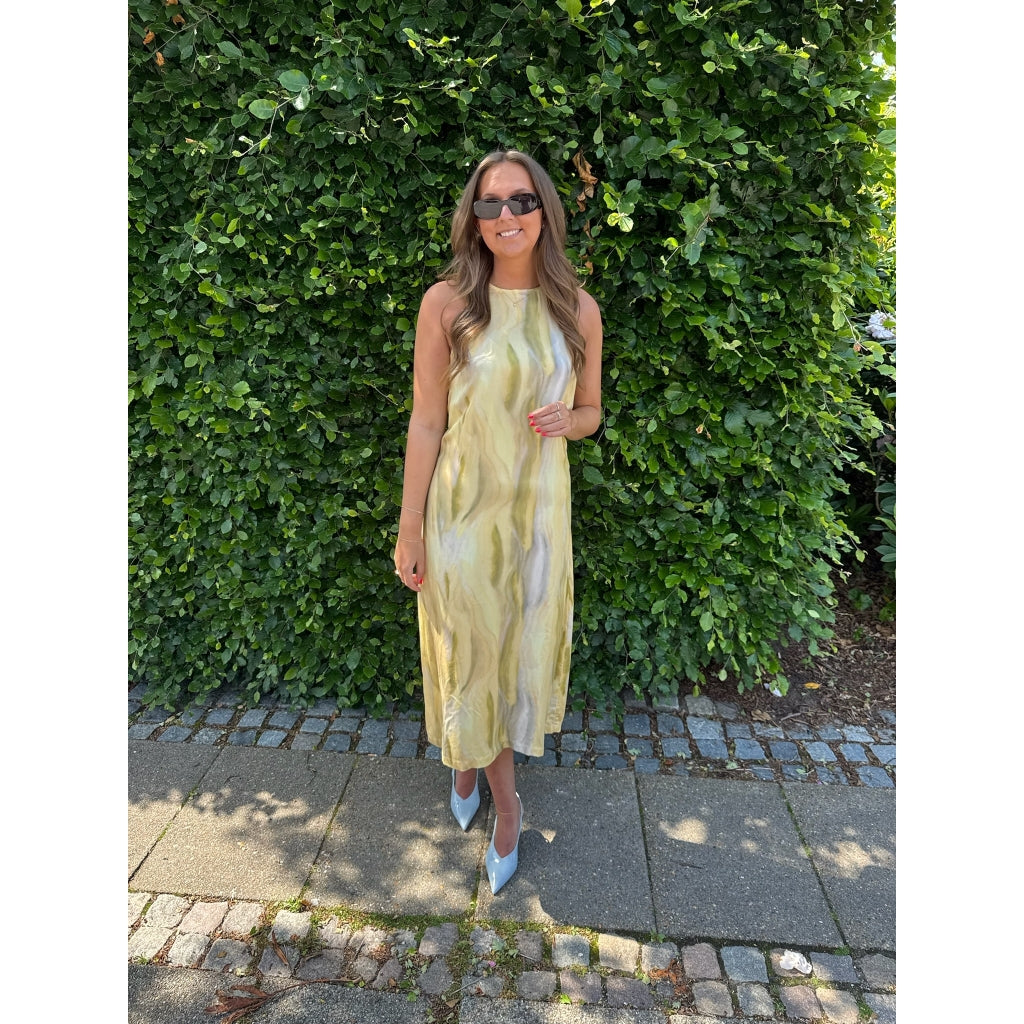 VILA DAME KJOLE VIMURINA - pale banana