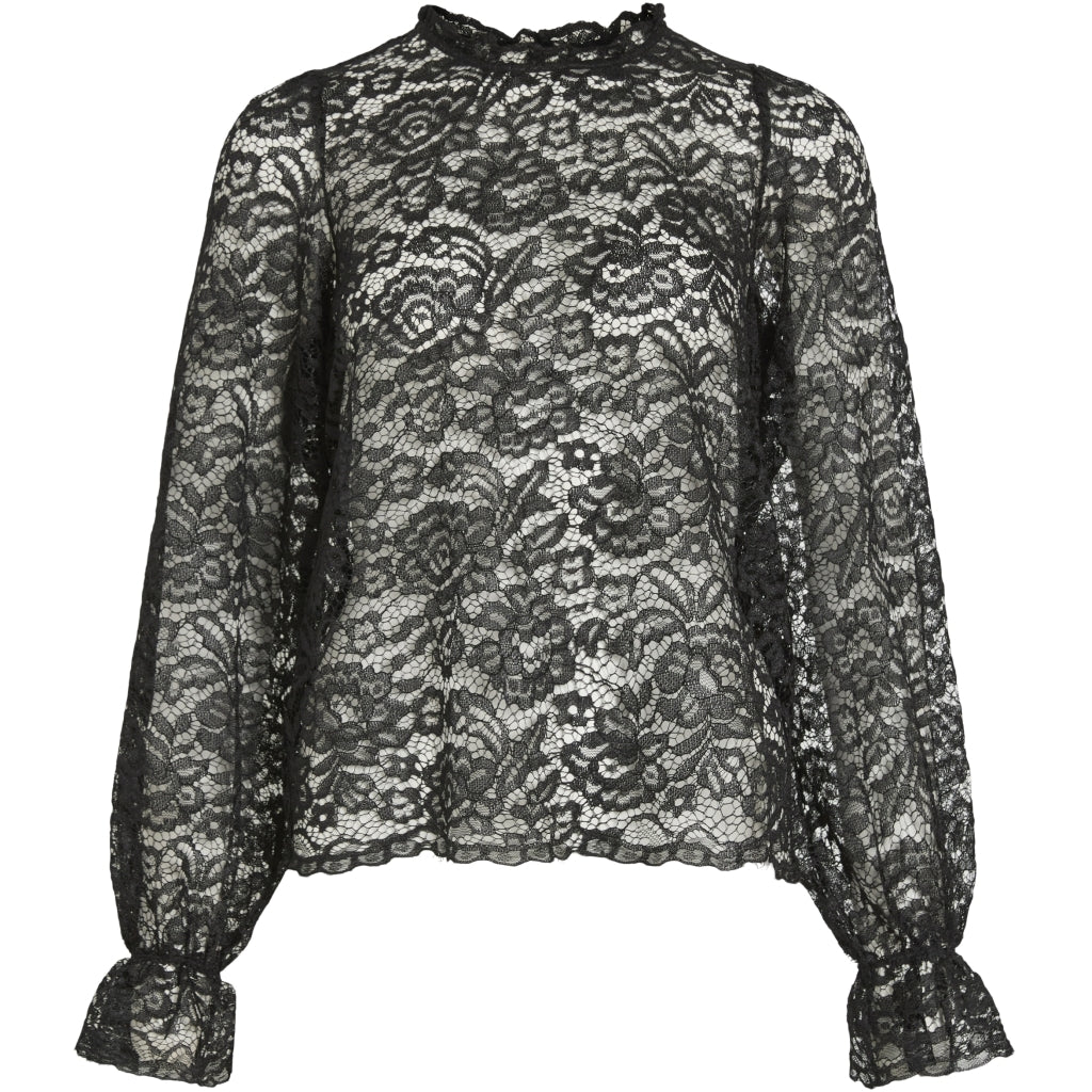 VILA Dame Bluse VIVera - Black