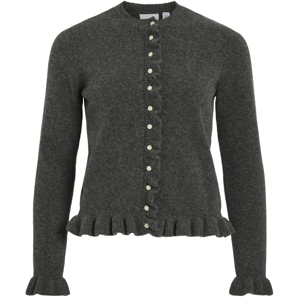 VILA Dame Cardigan VIJacia - Medium grey melange