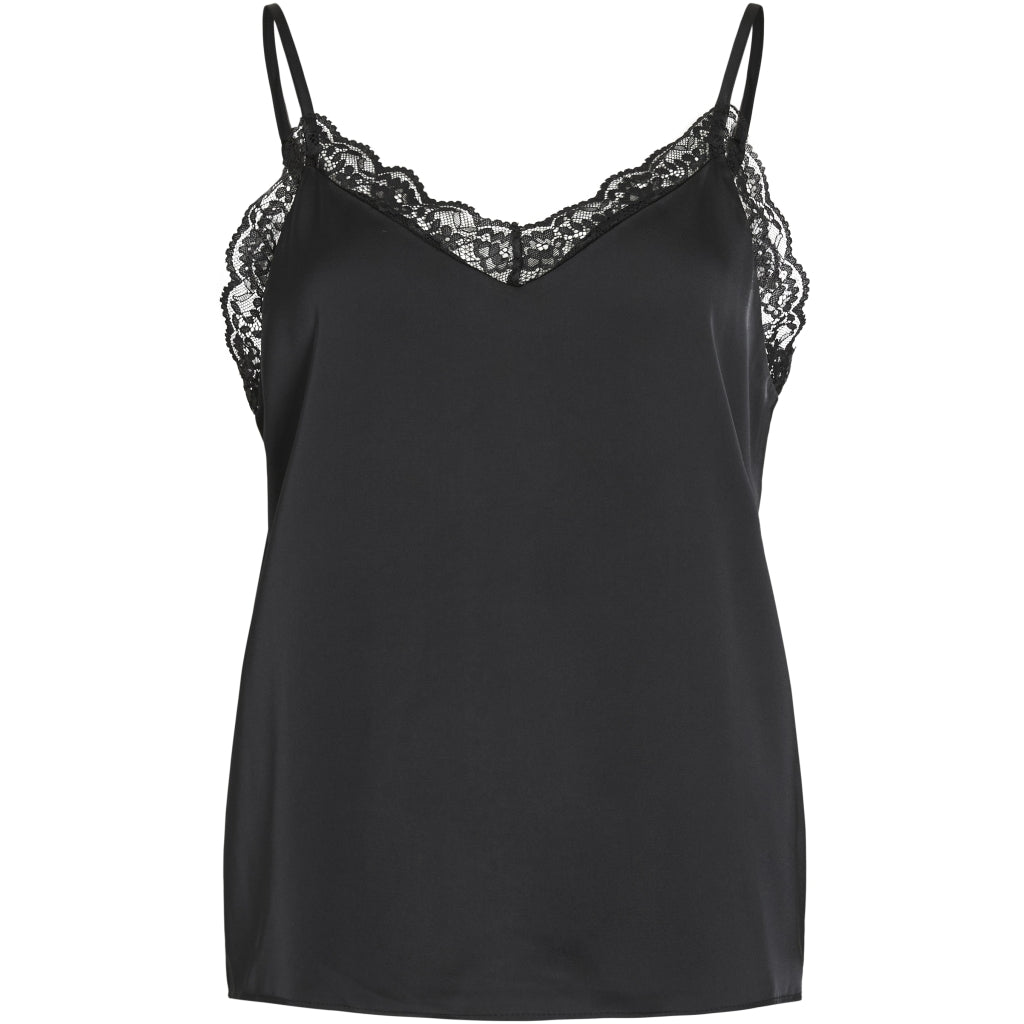 VILA Dame Top VIEnna - Black Beauty