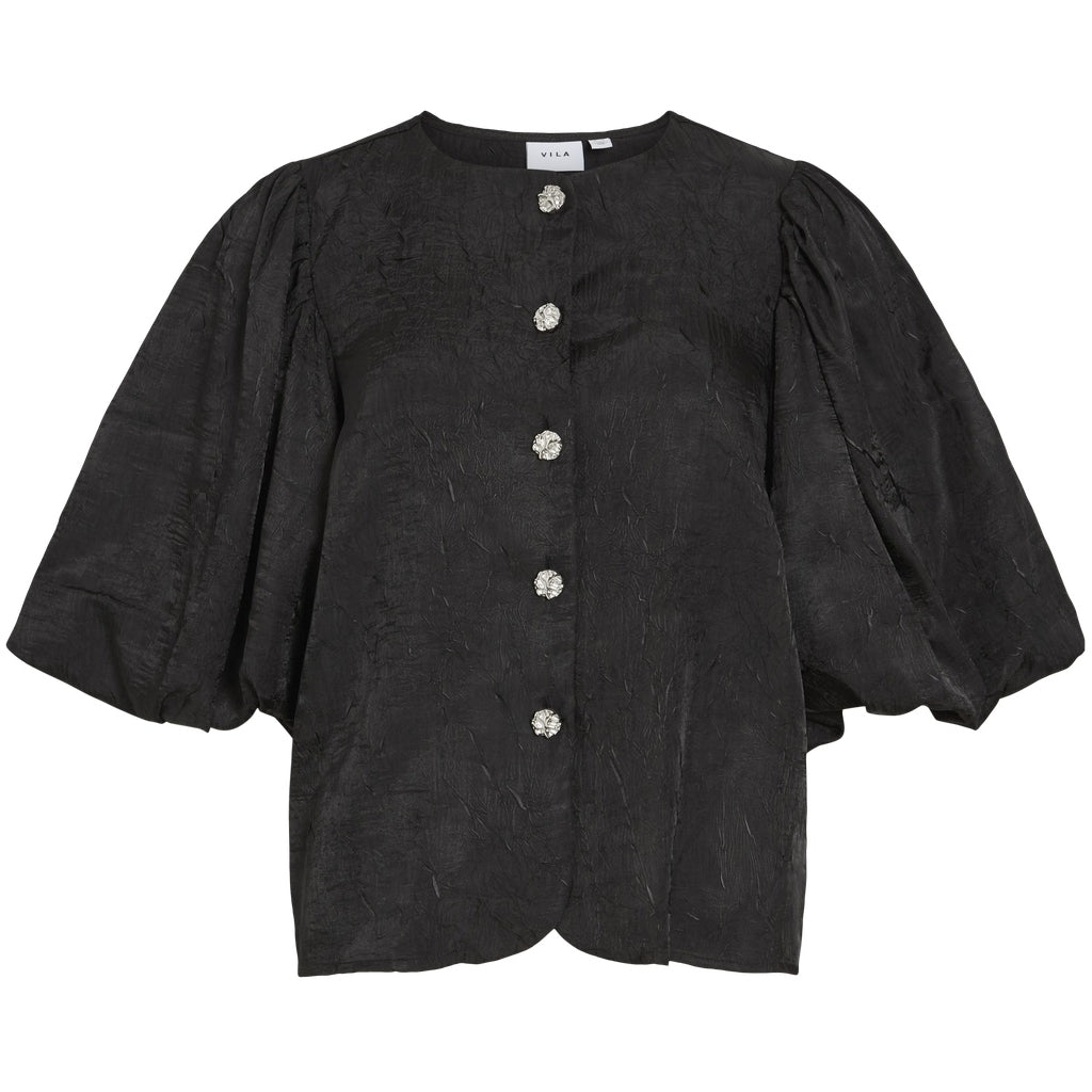 VILA Dame Top VIMABELL - Black