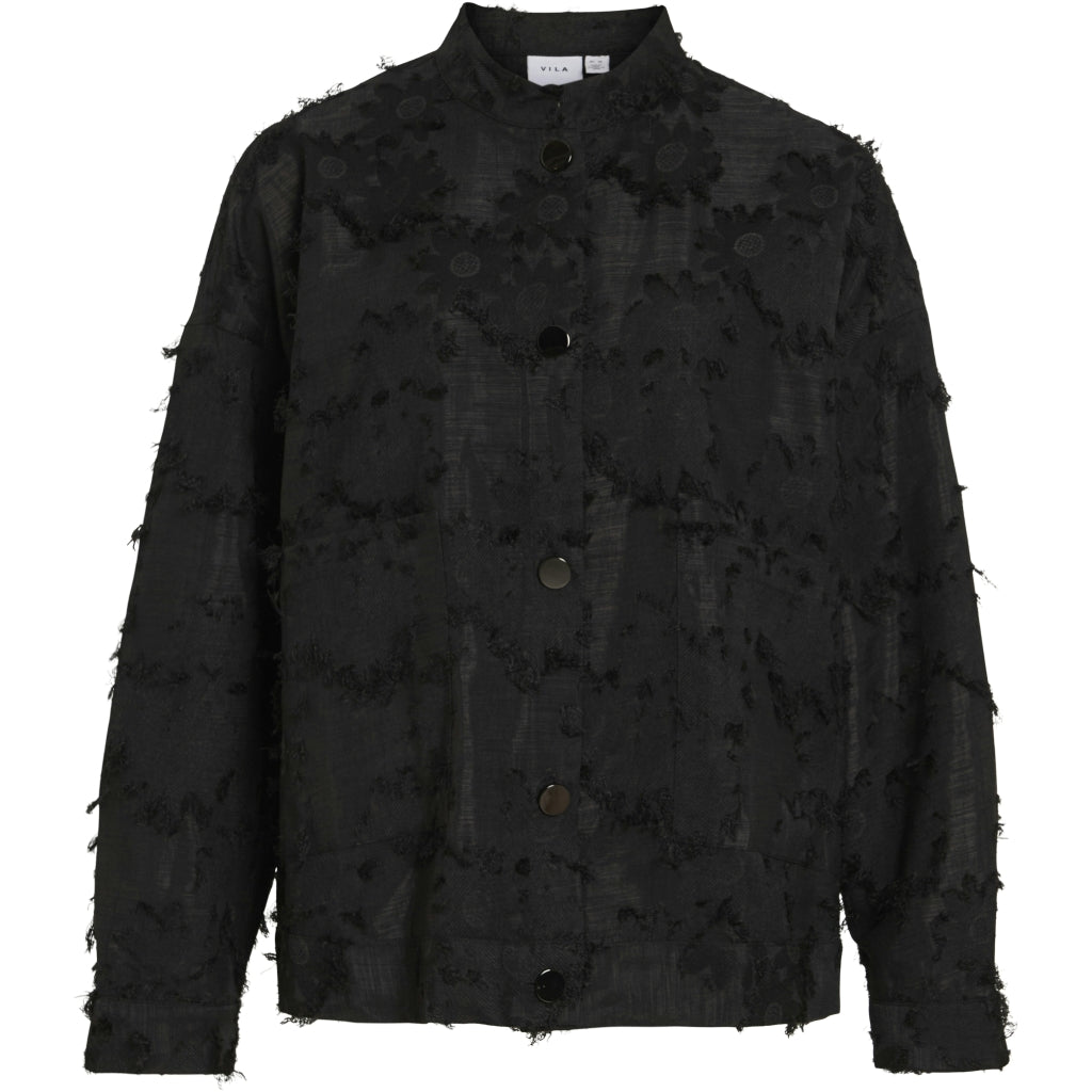 VILA dame skjorte VISEIA - Black VILA dame skjorte VISEIA - Black