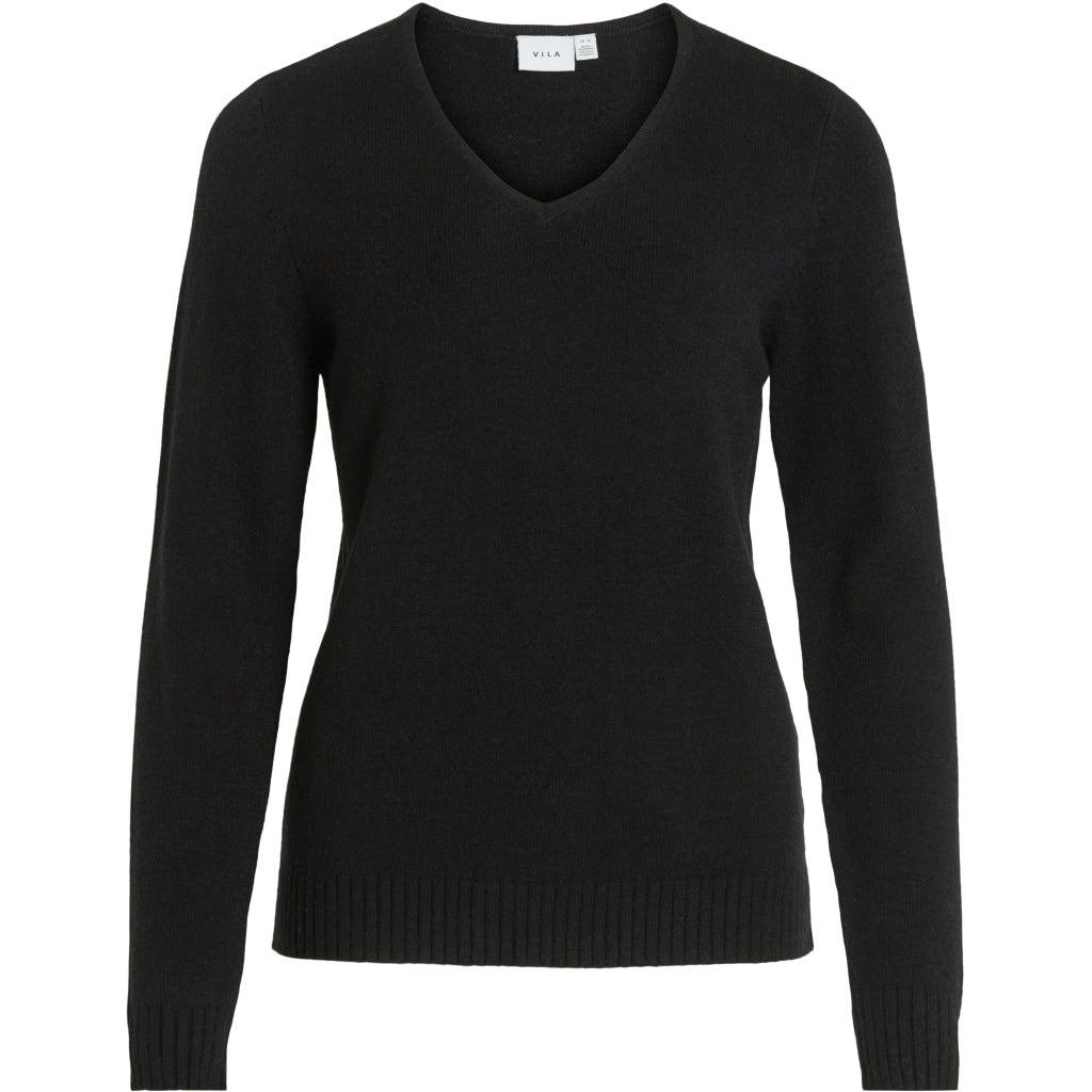 VILA dame strik VIRIL - Black VILA dame strik VIRIL - Black