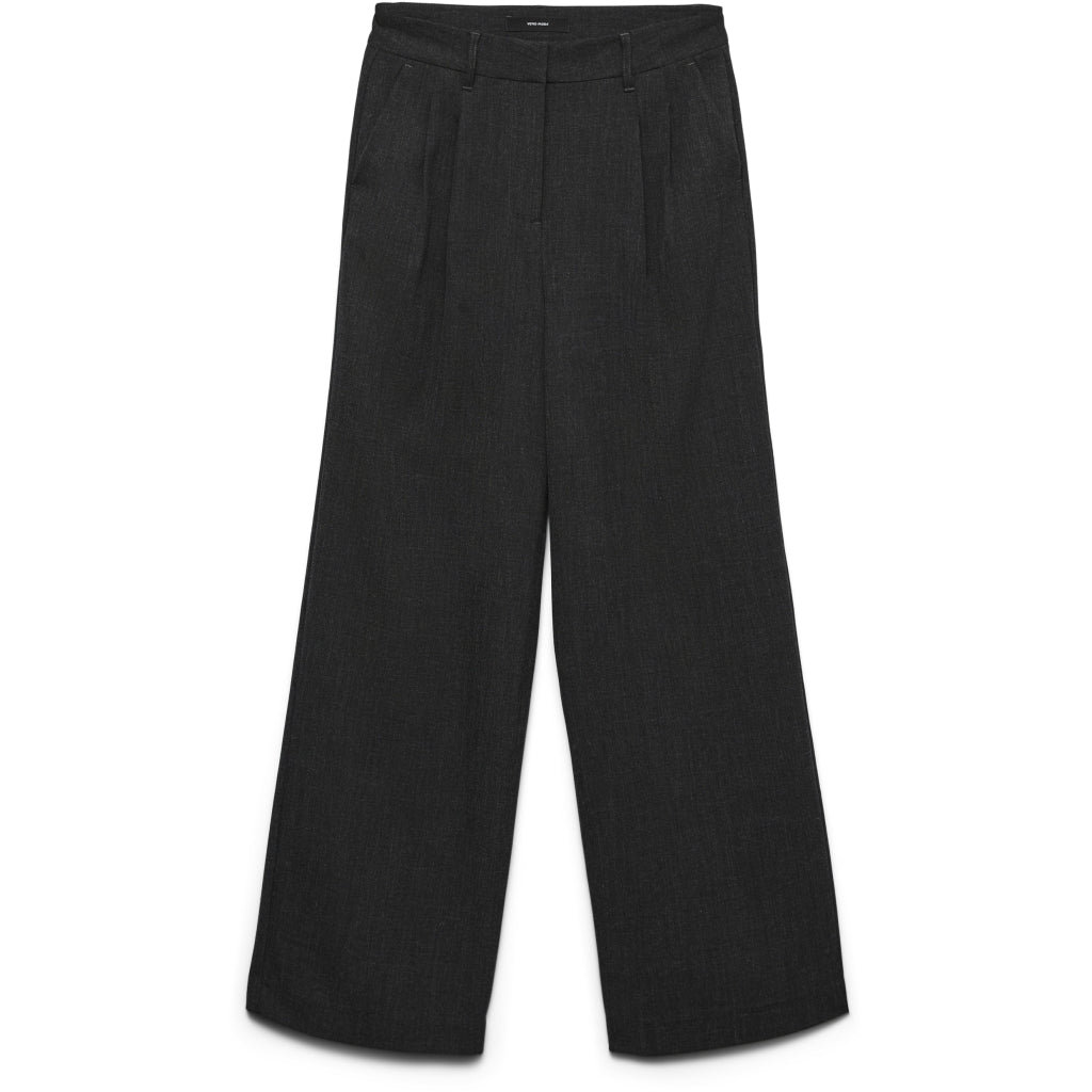 Vero Moda dame habitbukser VMBESTIE - Dark grey melange