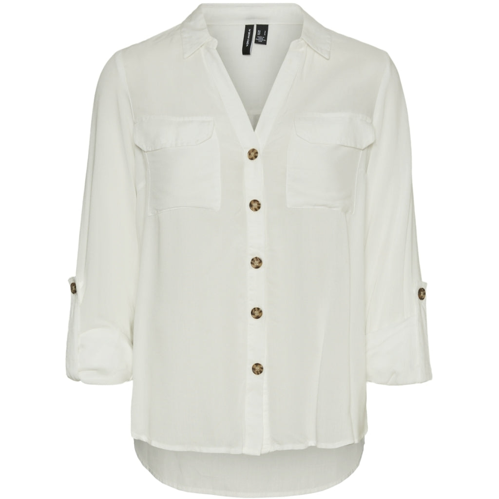 Vero Moda dame skjorte VMBUMPY - Snow white Vero Moda dame skjorte VMBUMPY - Snow white
