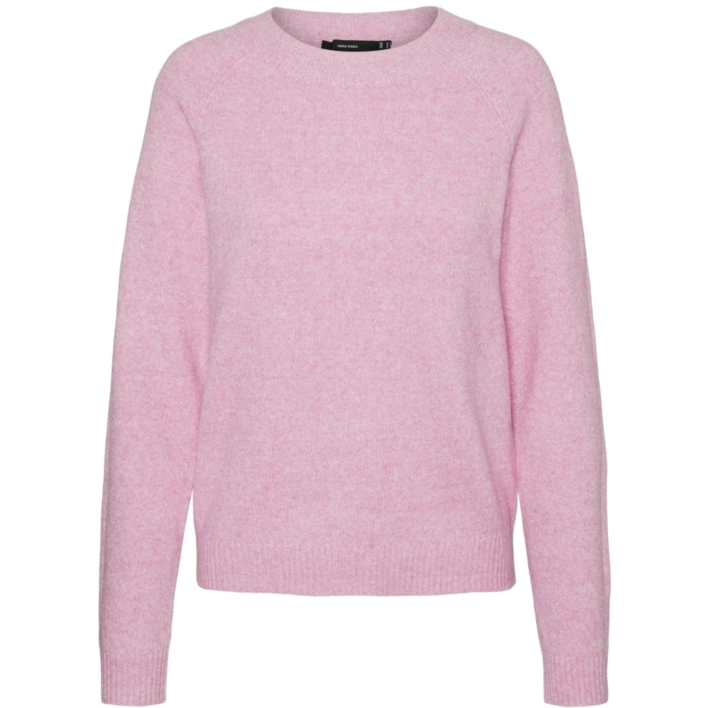 Vero Moda dame strik VMDOFFY - Fuchsia Pink MELANGE