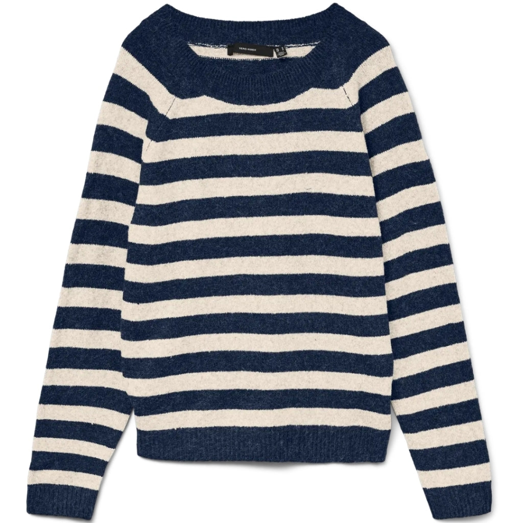 Vero Moda dame strik VMDOFFY - Navy Blazer Birch