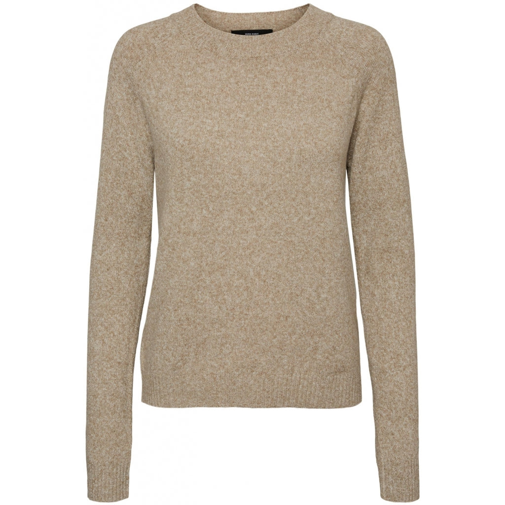 Vero Moda dame strik VMDOFFY - Sepia Tint Melange Vero Moda dame strik VMDOFFY - Sepia Tint Melange