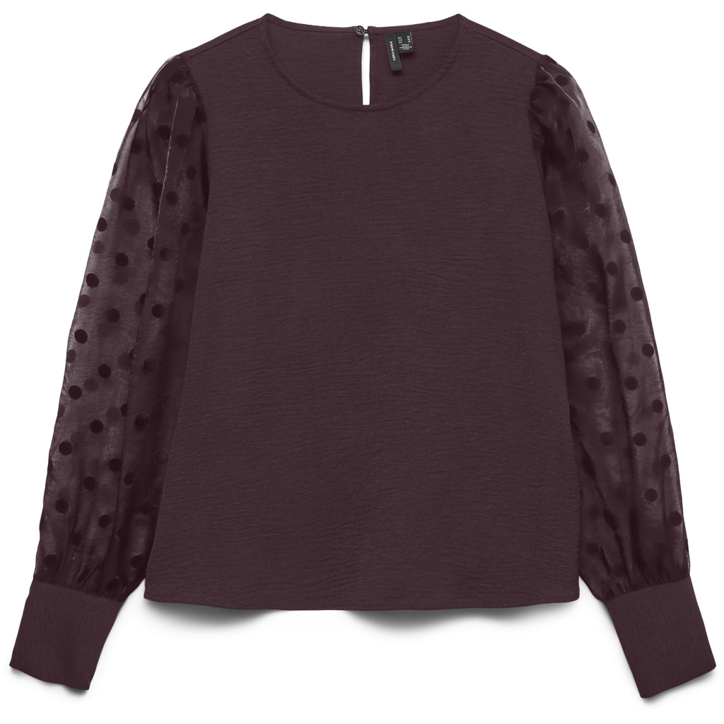 Vero Moda dame top VMALVA - Winetasting