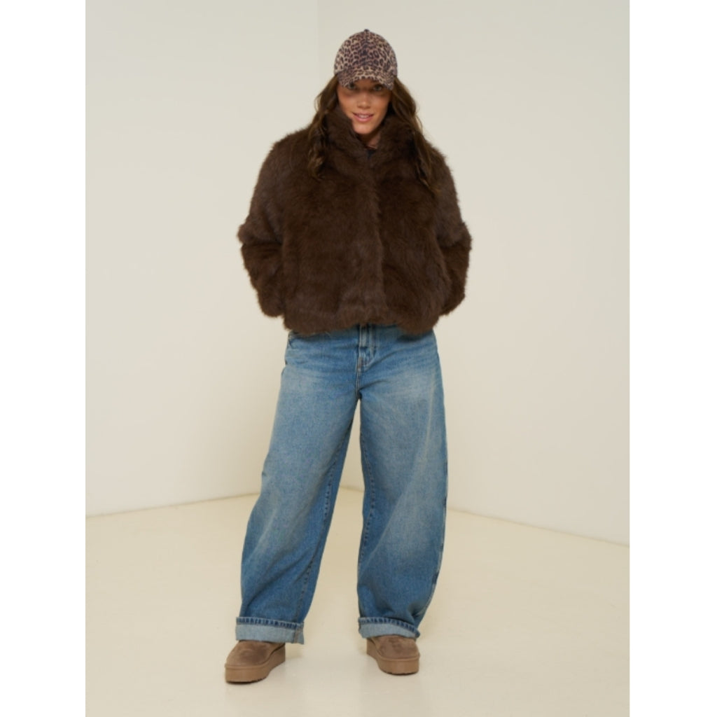 Vero moda dame jakke VMMONROE - Chocolate Torte