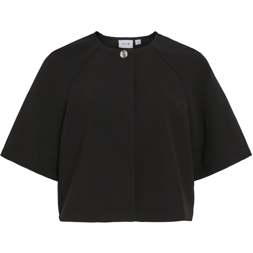 Vila dame cardigan top VISABBY - Black Beauty