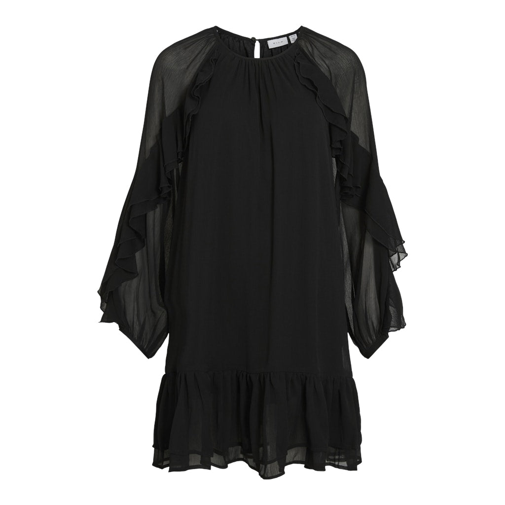 Vila dame kjole VIBINNA - Black Beauty
