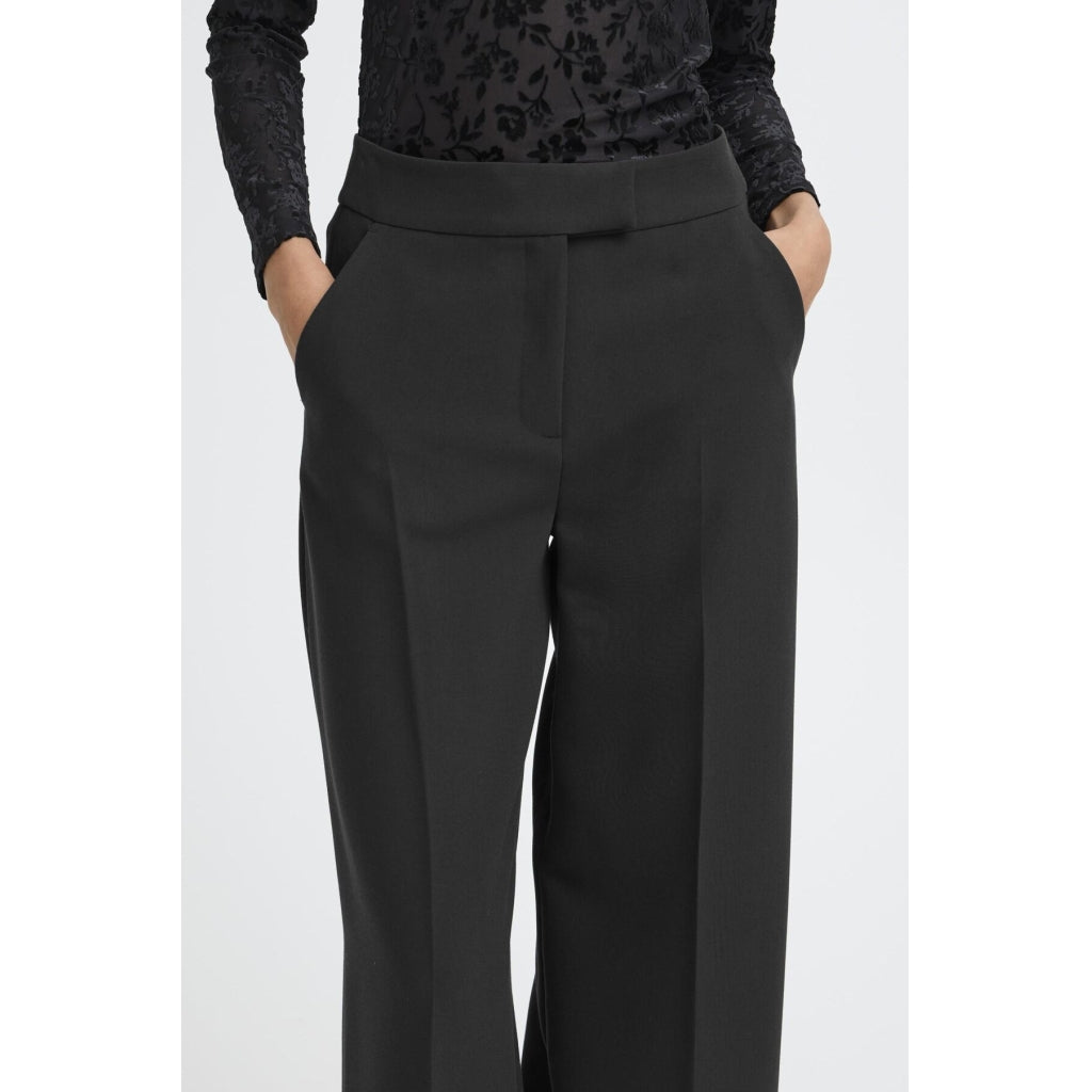 b.young dame bukser BYDENOA - True Black