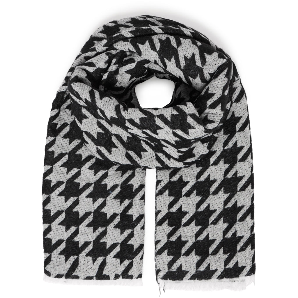 b.young dame tørklæde BYVILEAVES - Black Mix