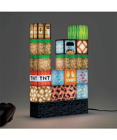 Minecraft lampe - byggeblokke